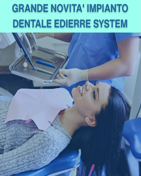 COUPON 75 Grande Novita’ applicazione Impianto dentale Edierre System