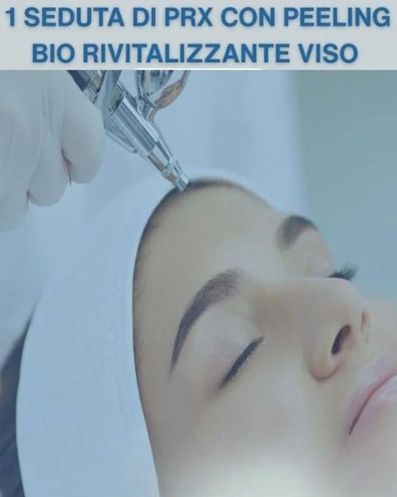 COUPON 16 Per 1 seduta di PRX con peeling bio rivitalizzante viso