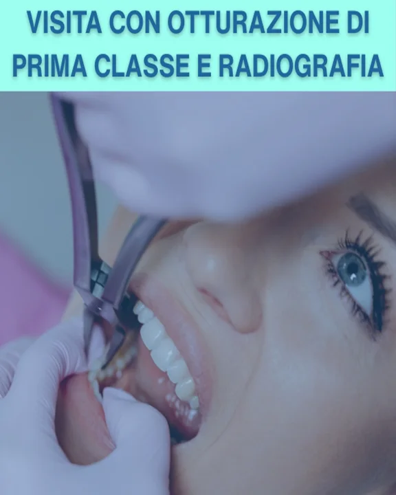 COUPON 85 Visita con Otturazione di Prima Classe e Radiografia