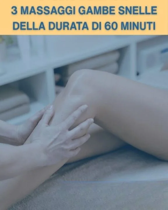 COUPON 18 Per 3 Massaggi della durata di 60 min. per avere gambe snelle